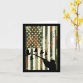 Carte Camo Us Drapeau Chasse Pheasant Chasse Haut Terrai (Fleur jaune)