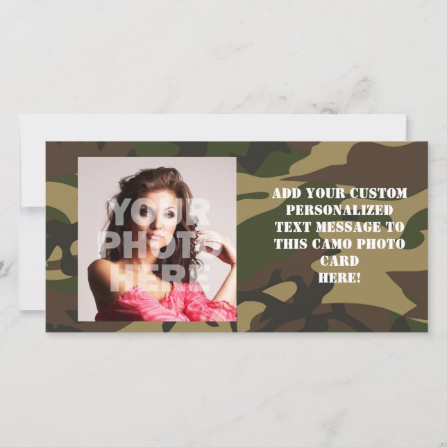 Carte Camo vert Dusty (Devant)