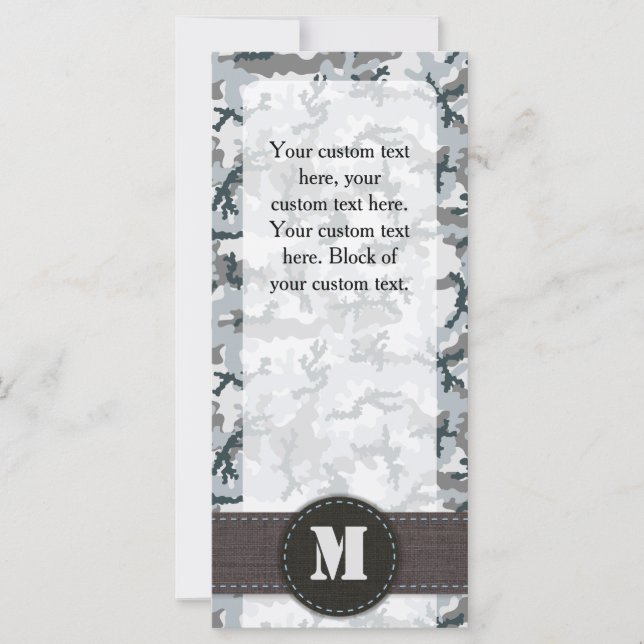 Carte Camouflage urbain (Devant)