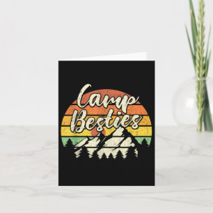Carte Camp Besties Coucher de soleil extérieur Meilleur