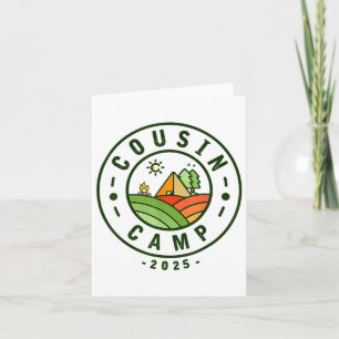 Carte Camp Cousin 2025 Tribe Camping Vacances d'été