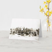 Carte Camp Cowboy (Fleur jaune)