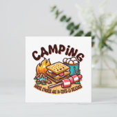 Carte camp de smores (Debout devant)