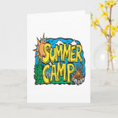 Carte Camp d'été (Fleur jaune)