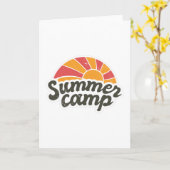 Carte Camp d'été (Fleur jaune)