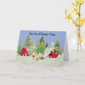 Carte Camp d'été Missing You for Boy (Fleur jaune)