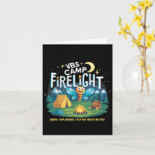 Carte Camp Firelight Vbs Camp Vacances Bible School Fire (Fleur jaune)
