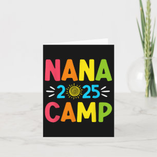 Carte Camp Nana 2025 Vacances en famille Été Équipe de c