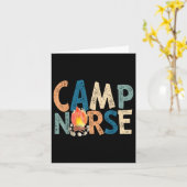 Carte Camp Nurse Retro (Fleur jaune)
