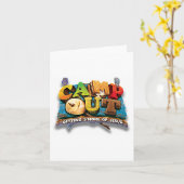 Carte Camp Out'Obtient Plus De Jésus. Un été Cool ! (Fleur jaune)
