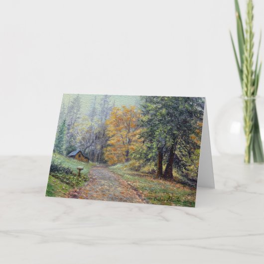 Carte "Campagne d'automne" (Devant)