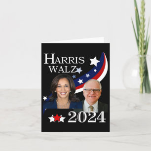 Carte Campagne électorale présidentielle de Walz 2024 Ka