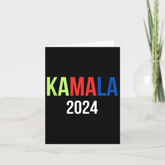 Carte Campagne présidentielle Harris 2024 (Devant)