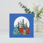 Carte Camper de Noël magique (Debout devant)