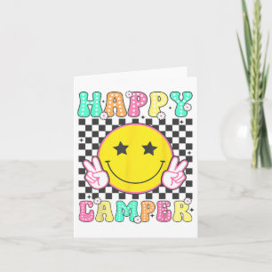 Carte Camper Happy Camp D'Été Camping Pour Hommes Femmes