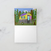 Carte Campeurs joyeux et colorés (Intérieur)