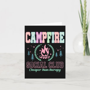 Carte Campfire Social Club Funny Camping Amoureux