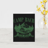 Carte Camping Bach Team Bride Randonnée Camping Bachelor (Fleur jaune)