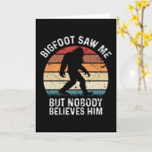 Carte Camping Bigfoot Randonnée Yeti Funny Cadeau extéri (Fleur jaune)