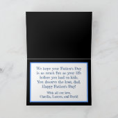 Carte Camping-car vintage Joyuse Fête des Pères (Intérieur)