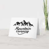 Carte Camping de montagne (Devant)