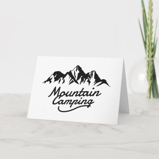 Carte Camping de montagne (Devant)