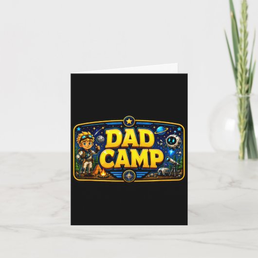 Carte Camping de papa  (Devant)