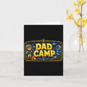 Carte Camping de papa  (Fleur jaune)