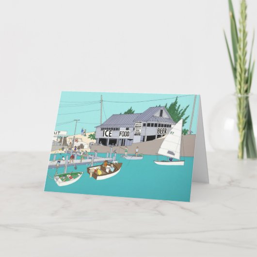 Carte Camping de pêche de Sarasota (Devant)