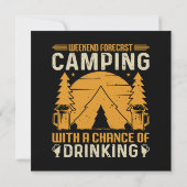 Carte Camping et boisson (Dos)