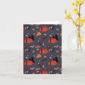 Carte Camping Extérieur Aventure Été Feu de camp (Fleur jaune)