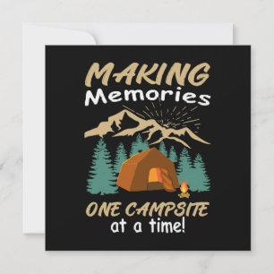 Carte CAMPING Faire des souvenirs