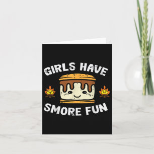 Carte Camping Les Filles Ont Plus Amusants Camper Girls