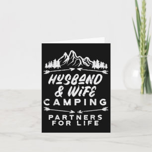 Carte Camping Mari Et Femme Couple Camper Me