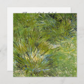 Carte Camps d'herbe par Vincent van Gogh (Devant / Derrière)