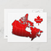 CARTE CANADA (Devant / Derrière)
