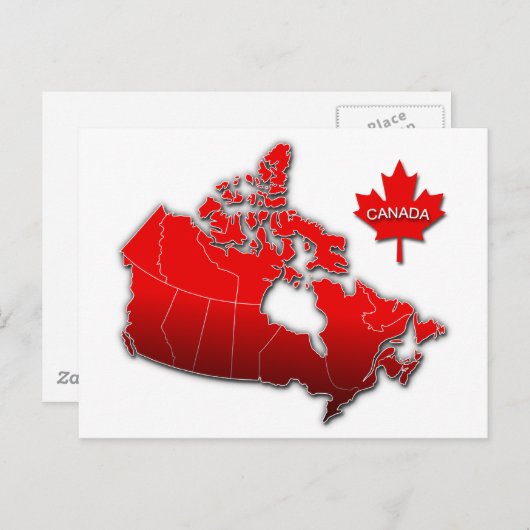 CARTE CANADA (Devant / Derrière)