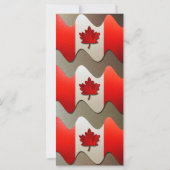 Carte Canada Flag-Chrome par Shirley Taylor (Dos)