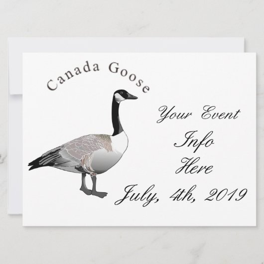 Carte Canada Goose (Devant)