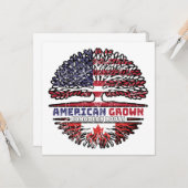 Carte Canadian Canada US American États-Unis (Devant/Arrière en situation)