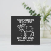 Carte Canadien Désolé Moose (Debout devant)
