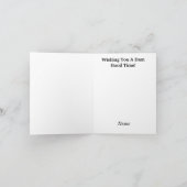 Carte canadienne de fête du Canada amusante (Intérieur)