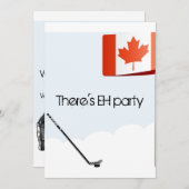 Carte canadienne de hockey (Devant / Derrière)