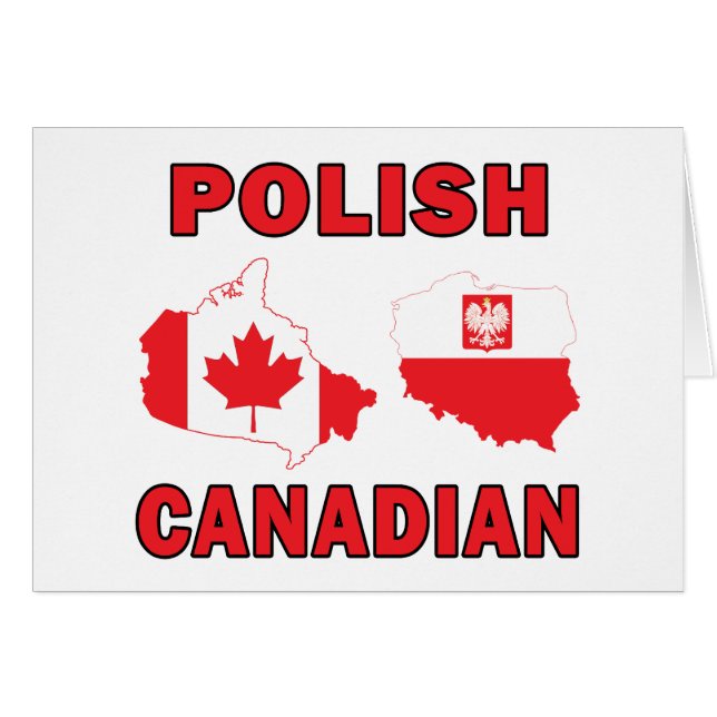 Carte canadienne polonaise (Devant horizontal)