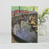 Carte Canal avec femmes Laver par Vincent van Gogh (Debout devant)