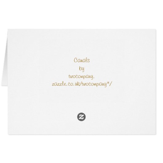 CARTE CANAL BATEAU (Dos Horizontal)