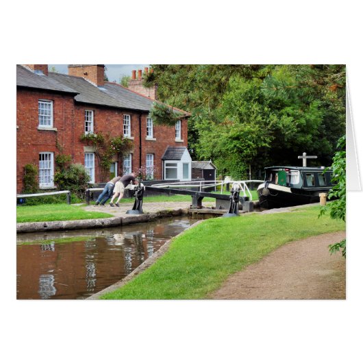 CARTE CANAL BATEAU (Devant horizontal)