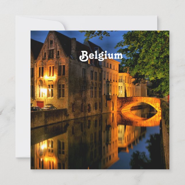 Carte Canal en Belgique (Devant)