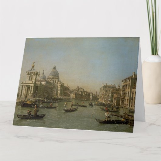 Carte Canaletto - Entrée Du Grand Canal (Devant)