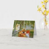 Carte Canapé sur le porche (Fleur jaune)